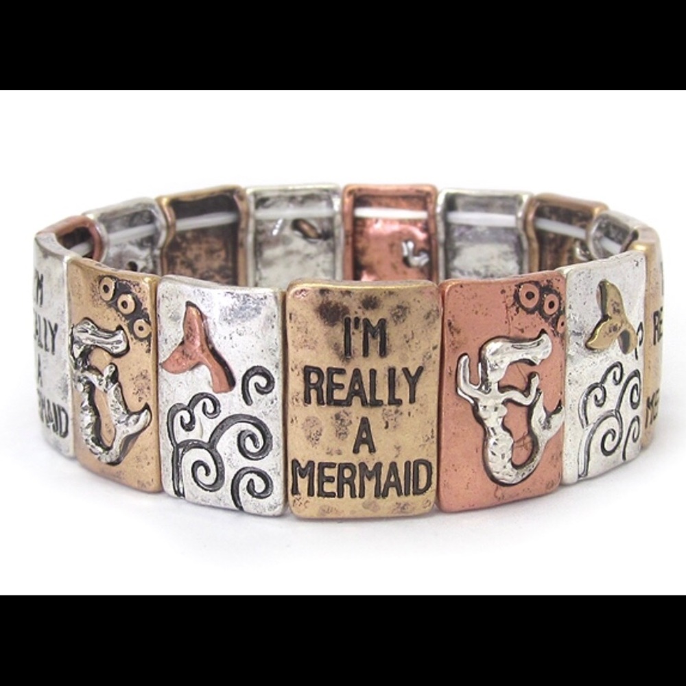 Mermaid stretch bracelet